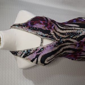 Mari Lee Multi-Pattern Dress